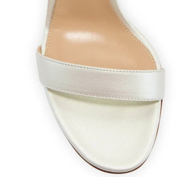 Gianvito Rossi Portofino Sandals Pearl White 38 - Picture 12 of 13